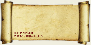 Una Janošević vizit kartica